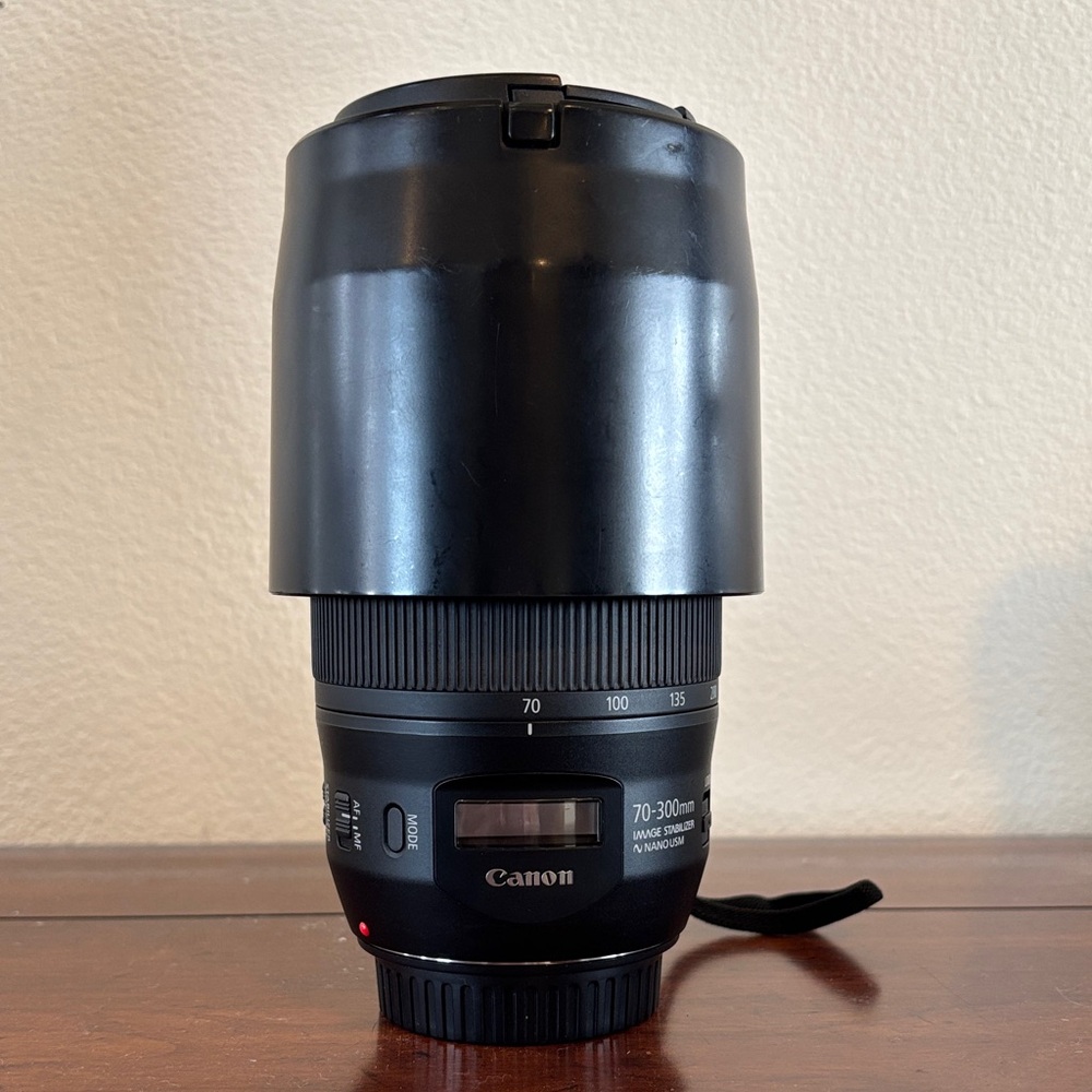 Canon Black Telephoto Lens